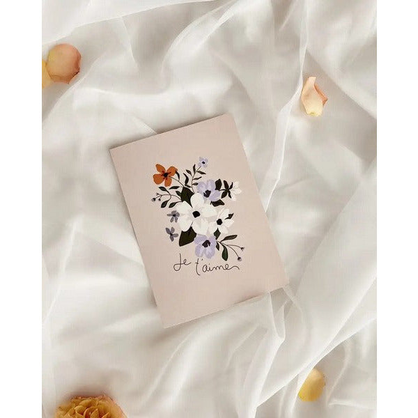 Je t'aime Card | Shop Valentine's day cards at boogie + birdie in Ottawa.