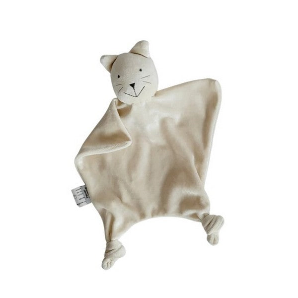 Ivory Kitty Cat Baby Blankie