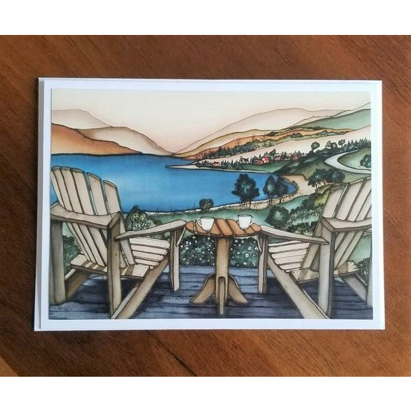 Adirondack Chairs Art Card