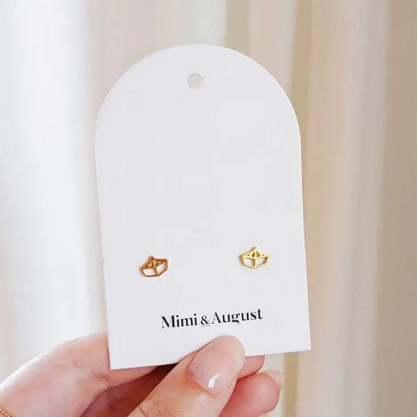 Little Boat Stud Earrings  | Mimi & August | boogie + birdie