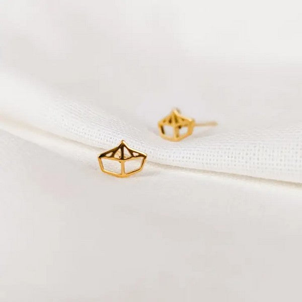 Little Boat Stud Earrings  | Mimi & August | boogie + birdie