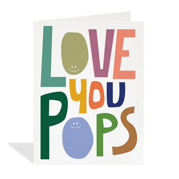 Love You Pops Father's Day Card