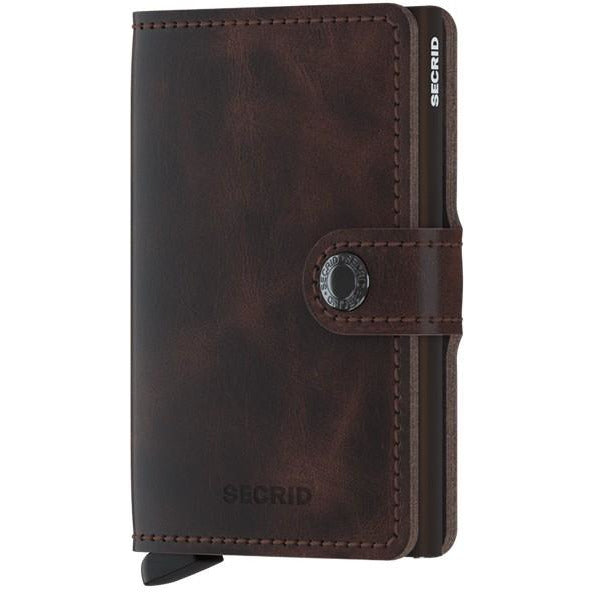 Vintage Chocolate Miniwallet | Secrid | boogie + birdie


