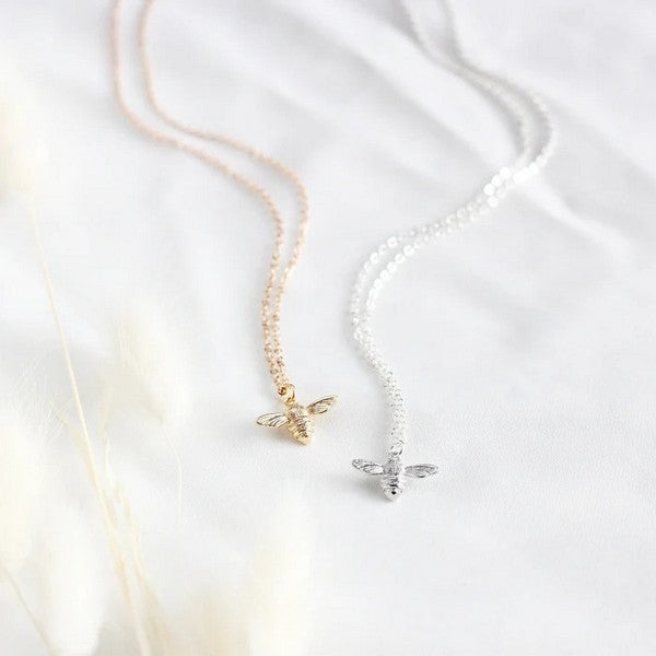Gold Honeybee Necklace | Birch Jewellery | Shop a selection of jewellery at boogie + birdie 