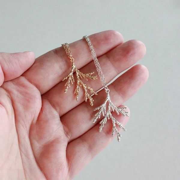 Juniper Branch Necklace | Birch Jewellery | Shop a selection of jewellery at boogie + birdie 