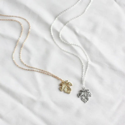 Gold Heirloom Maple Necklace | Birch Jewellery | Shop a selection of jewellery at boogie + birdie
