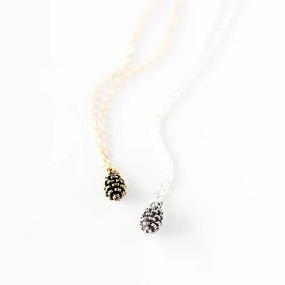 Gold Tiny Pinecone Necklace | Birch Jewellery | Shop a selection of jewellery at boogie + birdie
