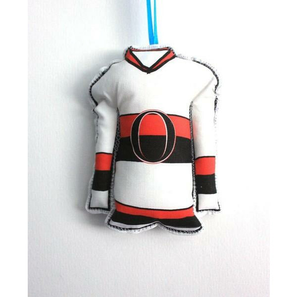 Ottawa Hockey Jersey Ornament | Creationz by Catherine | boogie + birdie