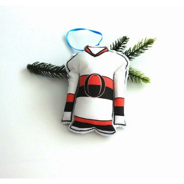Ottawa Hockey Jersey Ornament | Creationz by Catherine | boogie + birdie