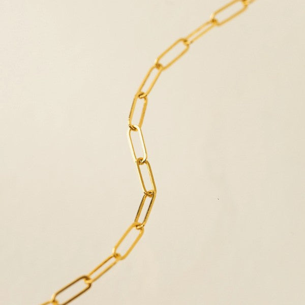 Gold-Filled Paperclip Chain Necklace | Shop Jewellery at boogie + birdie in Ottawa.