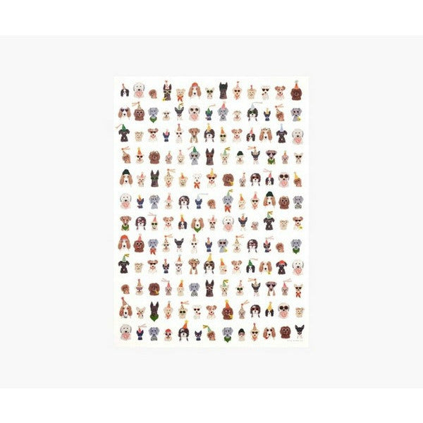 Party Pups Gift Wrap Sheets - Roll of 3