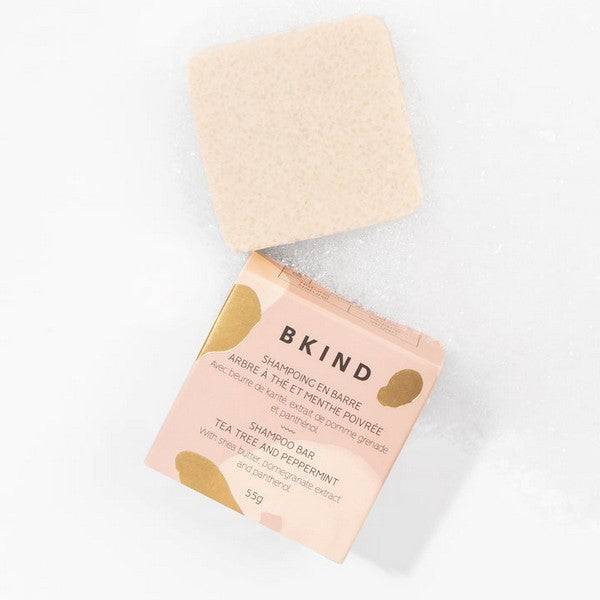 Tea Tree and Peppermint Shampoo Bar | BKIND | boogie + birdie