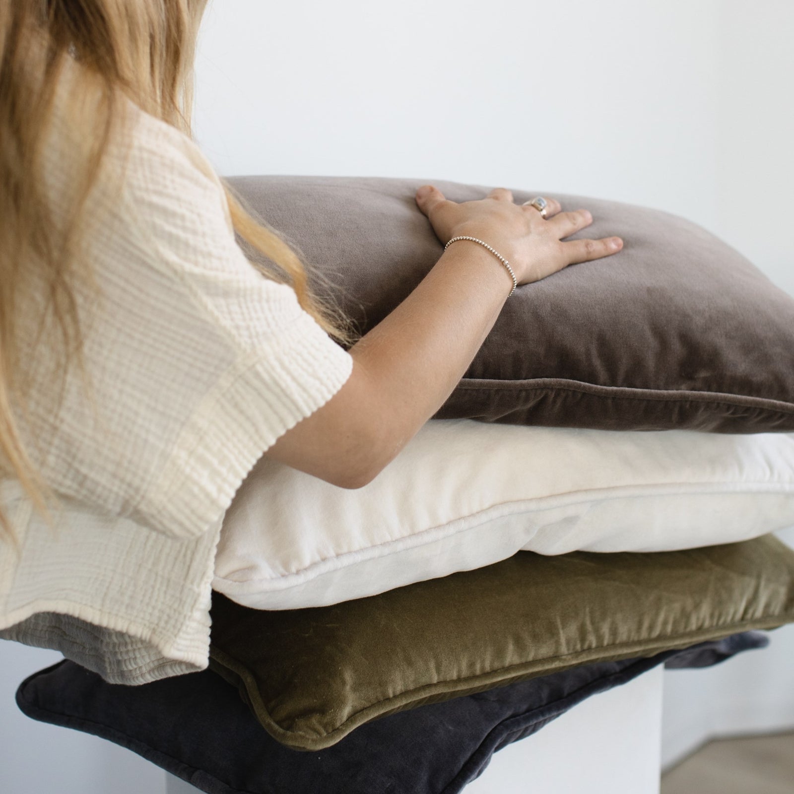 Pepper Velvet Pillow - Rectangle | Shop Pokoloko at boogie + birdie