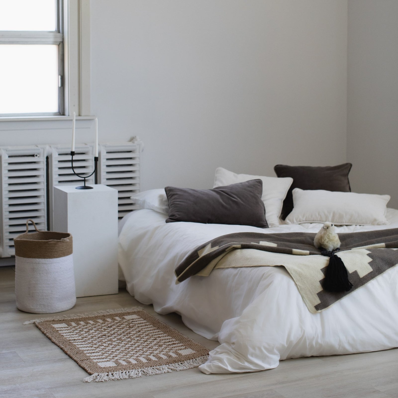 Truffle Velvet Pillow - Rectangle | Shop Pokoloko at boogie + birdie