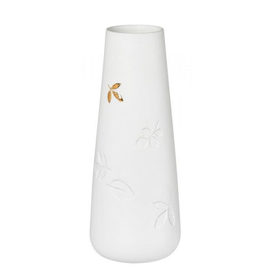 Gold Leaf Porcelain Vase