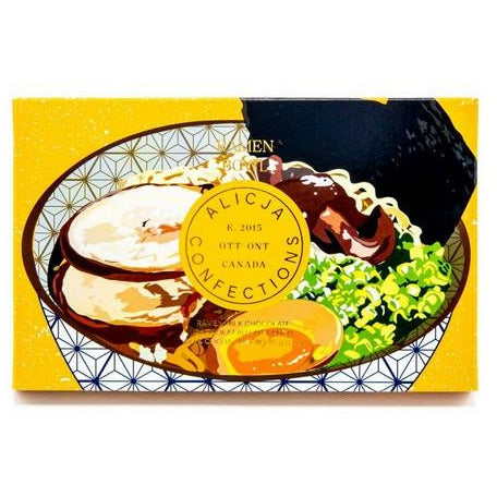 Ramen Bowl Milk Chocolate Postcard Bar | Alicja Confections | boogie + birdie