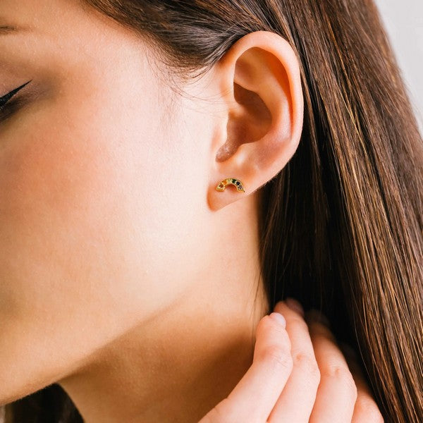 Gold Riot Stud Earrings | Shop Lover's Tempo at boogie + birdie in Ottawa.
