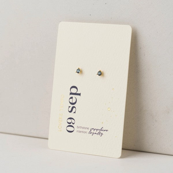 September Kaleidoscope Birthstone Stud Earrings | Lover's Tempo | boogie + birdie