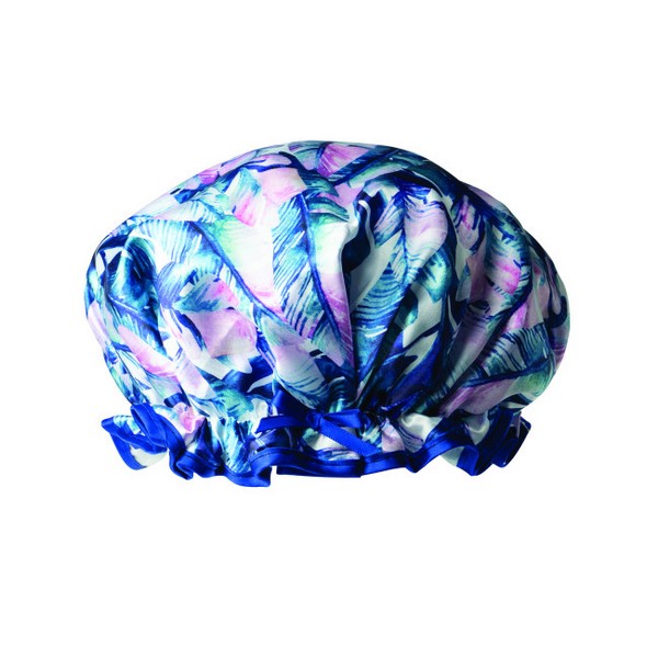 Purple Palm Pattern Shower Cap | Hair | boogie + birdie