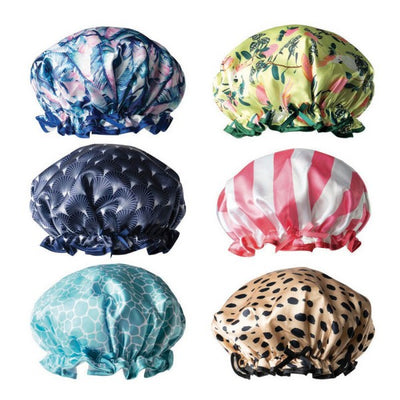 Cheetah Pattern Shower Cap |  Shop shower accessories at boogie + birdie