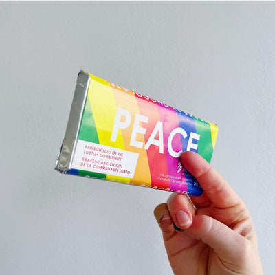 Small LGBTQ+ Pride Bar - Rainbow Flag | Peace by Chocolate | boogie + birdie