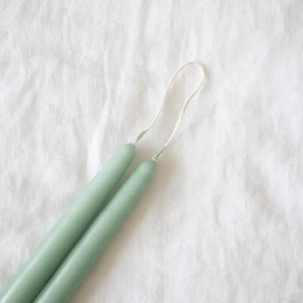 Sage Taper Candle Pair | Shop candles at boogie + birdie in Ottawa.