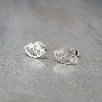 Mountain Stud Earrings | Argent Whimsy | boogie + birdie
