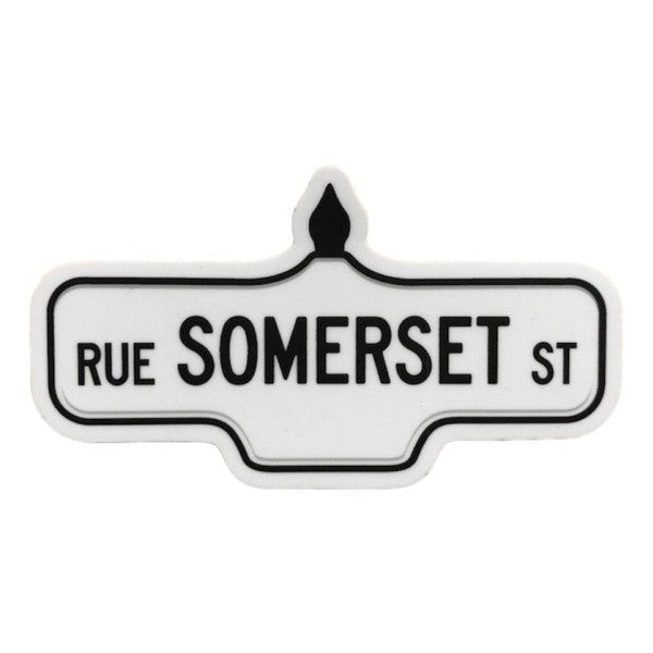 Somerset Street Sign Sticker | Damn Fine Prints | boogie + birdie