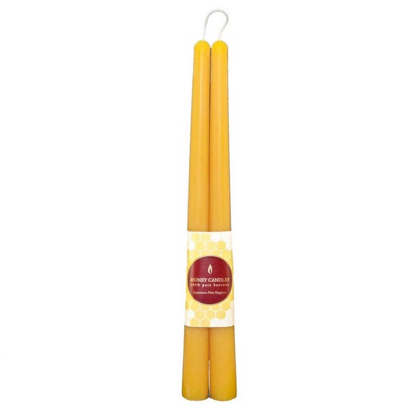 Natural Beeswax Taper Candles | Honey Candles | Shop a selection of beeswax candles at boogie + birdie