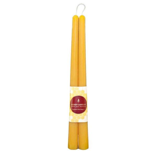 Natural Beeswax Taper Candles | Honey Candles | Shop a selection of beeswax candles at boogie + birdie