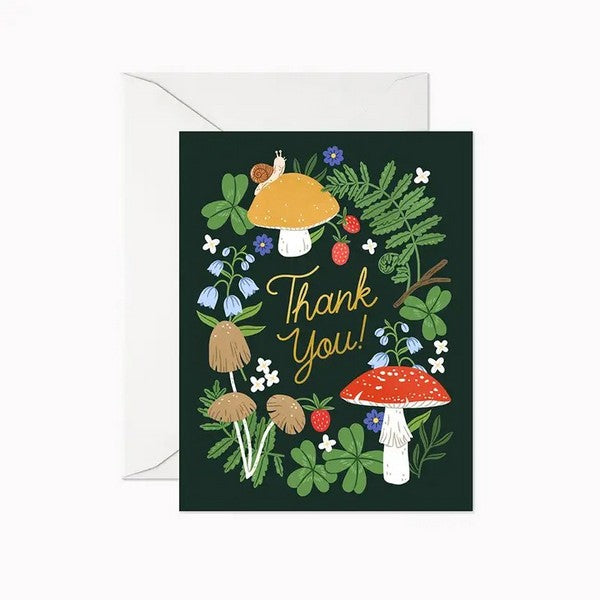 Thank You Mushrooms Card | Shop cards at boogie + birdie in Ottawa.