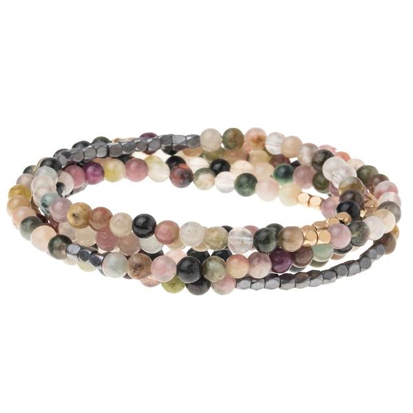 Tourmaline Wrap Bracelet / Necklace | Jewellery | boogie + birdie

