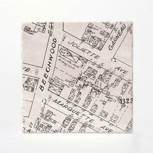 Vanier Maps Coaster Set | Versatile | Shop a selection of coasters at boogie + birdie 
