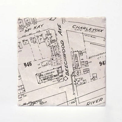Vanier Maps Coaster Set | Versatile | Shop a selection of coasters at boogie + birdie