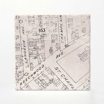 Vanier Maps Coaster Set | Versatile | Shop a selection of coasters at boogie + birdie