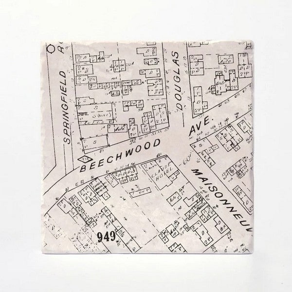 Vanier Maps Coaster Set | Versatile | Shop a selection of coasters at boogie + birdie