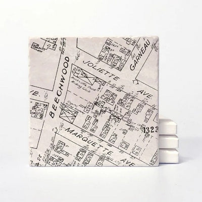 Vanier Maps Coaster Set | Versatile | Shop a selection of coasters at boogie + birdie