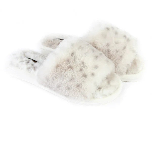 White Cat Slide Slippers | Shop slippers at boogie + birdie in Ottawa.