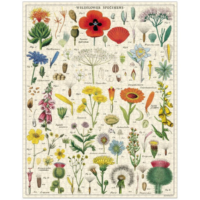 Wildflowers 1000 Piece Puzzle | Cavallini Paper & Co. | Shop vintage styles and prints at boogie + birdie