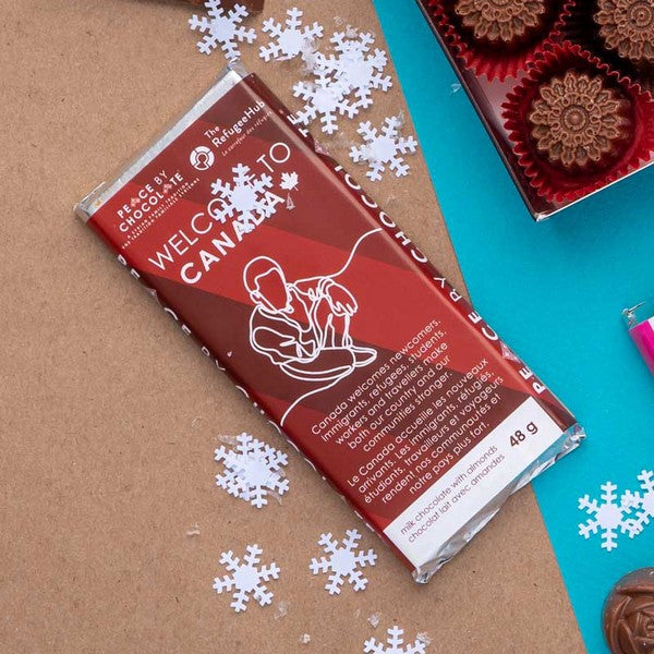 The Welcome Bar - Milk Chocolate With Cookies | Peace By Chocolate | boogie + birdie