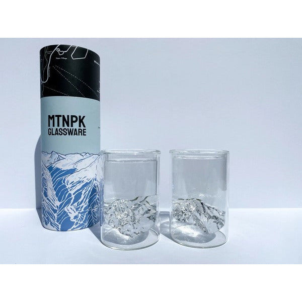 Whistler & Blackcomb Glassware Set | Shop MTNPK Glassware at boogie + birdie in Ottawa
