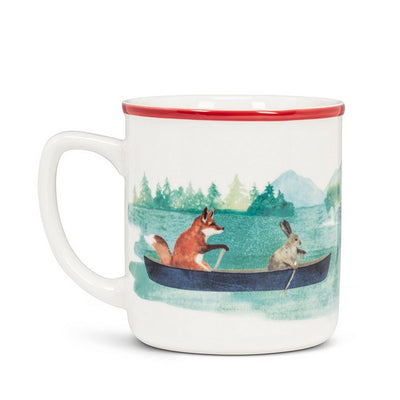 Animals in Canoe Mug | boogie + birdie