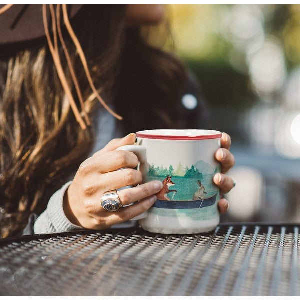 Animals in Canoe Mug | boogie + birdie