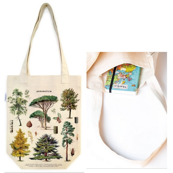 Arboretum Tote Bag | Cavallini Paper & Co. | Shop vintage styles and prints at boogie + birdie