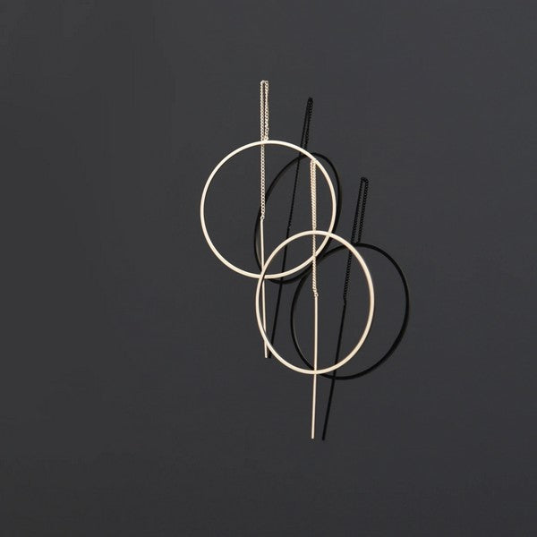 Gold Balance Ear Drapes | Shop Earrings at boogie + birdie in Ottawa.