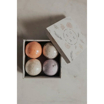 Bath Bomb Gift Set | Soak Bath Co. | Shop a selection of handmade bath products at boogie + birdie