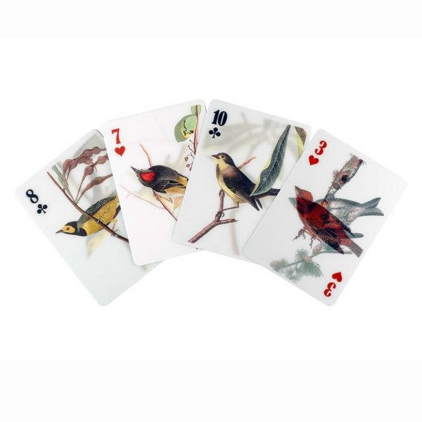 3D Birds Playing Cards