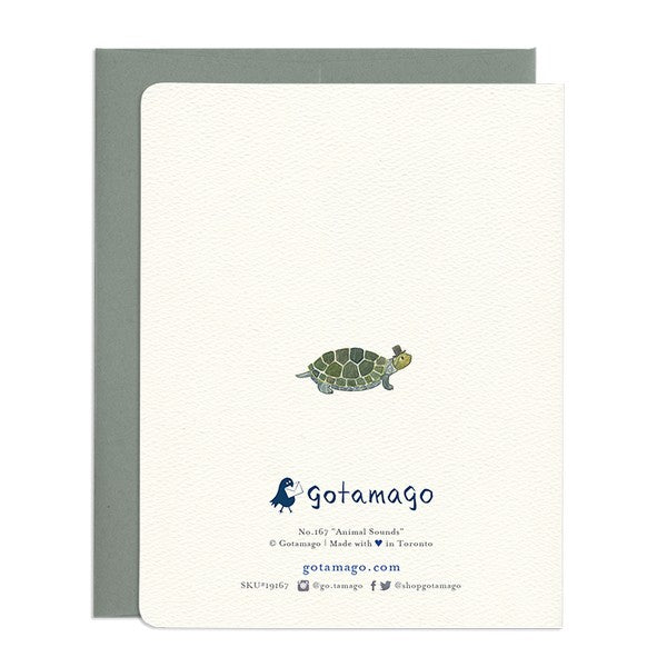 Animal Sounds Birthday Card | Gotamago | boogie + birdie