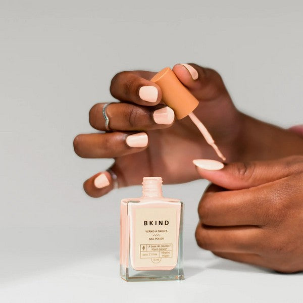 French Pink BKIND Nail Polish | Shop vegan nail polishes at boogie + birdie in Ottawa.