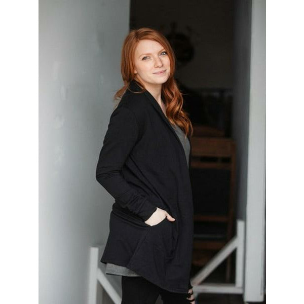Black Blondie Apparel Briton Cardigan | booige + birdie